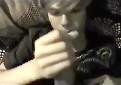 POV Twink gives bf head