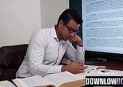 Latino Jock Does Whatever It Takes & Deep-throats Manager's FAT MAN SAUSAGE