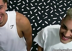 Larkin sticks huge hard shaft into Becketts amateur asshole