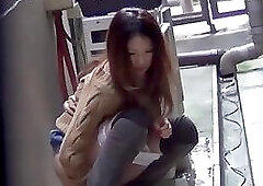 Spy cam captures multiple Japanese girls urinating in alleyway