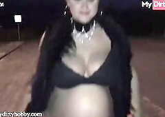 MyDirtyHobby - Preggo BellaTight Has Her Booty Pounded By A Large Jock