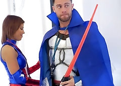 Spicy fit doll Adriana Chechik is enjoying intensive anal sex