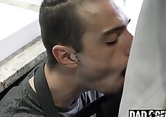 Stepson Saw Boner of His Hot Stepdad and Cannot Resist to Ride It - Dadcreepy