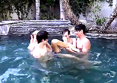 Arm Springs Barebackin' teenage romp & gang gang-bang