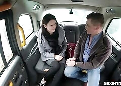 This vixen of a slut is sad and angry after the breakup and needs some assist with her stuffs. Our lustful taxi driver gladly helps her, but smth for 