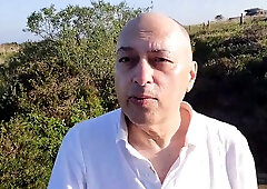 Nude walk and fap, clothes ruined so there's no way back!