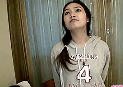 droplets of spunk shoot into Thai nymph by Japan guy