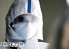 Blond Nurse And Her Colleague Have Coarse Sex In Quarantine - Lola Fae