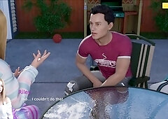 Busty blonde gamer takes on her first pc gameplay adventure