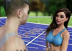 Big-boobed cutie with a nice booty says let's have some fun