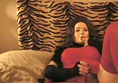 Italiano Brunette Transgender Got A Toy