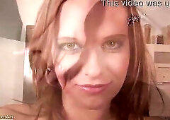 lengthy hair large natural breast playgirl in hot underware and ebony high heel banging her bald twat with a sex-toy toy