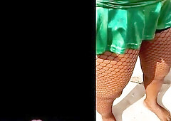 Elvie Sexually excited Outdoors - Part three