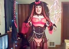 Gay crossdressers, gay smoking, homo