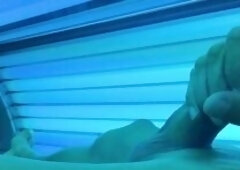 Tanning Daybed Cum & Gulp