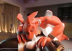 Guilmon Oral pleasure 69 Fur Animation