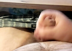 Boy Nutting Stiff - Noisy Groaning Ejaculation!