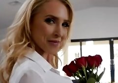 She Loves Flowers, But She Likes Big Dicks Even More