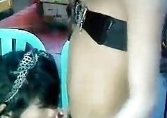 Tasteful babe sucks her wangler like it's her last time