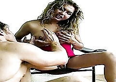 Blond Tranny Gets a Oral sex From Wicked Neighbors