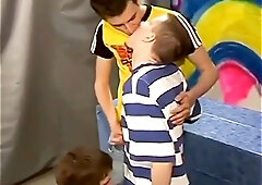 Three Twinks Gay Boys Porn Until They Cum