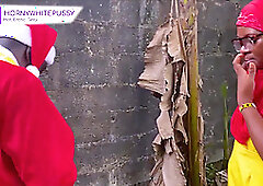 AFRICA SEX. SANTA CLAUS SHOWS UP WITH GIFTS OF BIG DICK. PLEASE SUBSCRIBE TO RED