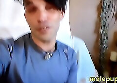 Your babysitter Nick Darling shows you his underwear and cock