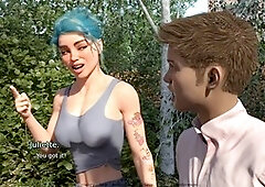 Juliette is no ordinary girl - outdoor stroll with my unique futa girlfriend Maayon Plays