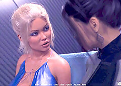 Busty futa lesbian action featuring Misterdoktor