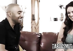 Hawt Brunette hair Honey And Her Hunk Ally Banging In Front Of A Livestream