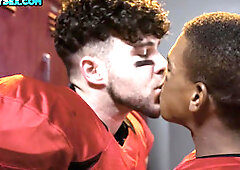 IR sportive locker room stud barebacked till cumshot