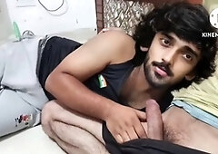 Steamy gay desi boy gets off with a big cock and bareback action