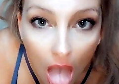 Amateur Blond Give Nice POV Blowjob