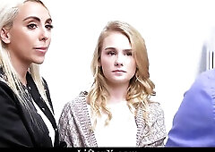Blond Teen and her Mama Punished For Shoplifting