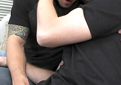 Next Door Originals: Tatted Twinks Barebacking Together