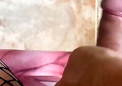 Stroking my beautiful dick in detail