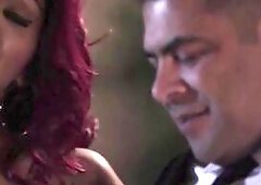 A super skinny fit golden-haired ts temptress Jessy Dubai teases her lover Draven Navarro with her hawt fit body in a hot underware. The nasty tbabe l