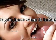 Cum eating trainer video for the greedy sissy faggot whores