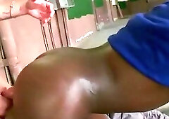 Black criminal gets ass drilled by white