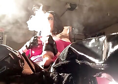 Smoking Alektra No 38 With Cumshot