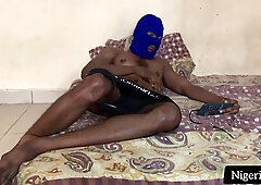 Milking off my Immense Black Spunk-pump