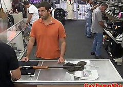 Pawnshop straighty facialized for extra cash