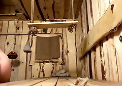 Missionary POINT OF VIEW in sauna with bulky Russian dad! I'm jizzing on your face!