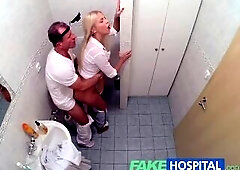 FakeHospital Sexually excited breasty blond receives a creampie from the doctor