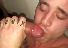 Horny Spanish guy shows his wet hole and gets a good anal pounding