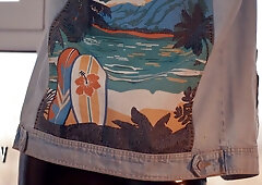 Genitals cable going knuckle deep