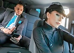 Judy Jolie is more than just a chauffeur and she is jealous of hearing all about these hoes her employer is hiring for top dollar when she is one of t