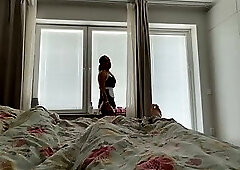 Maid with 100% natural tits wakes up her employer and she confesses what she really wants