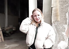 GERMAN SCOUT - Blond German PAWG Student Marie Hardon Pickup for multiple Squirt Climax whilst Coarse Casting Screw - U can discover the complete clip