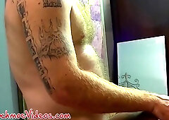 Mature black boy takes immense wet manhood from young amateur man